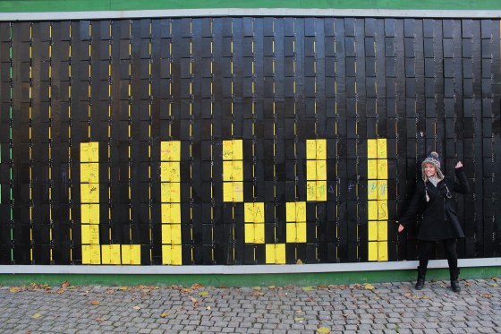 copenhagen happy wall
