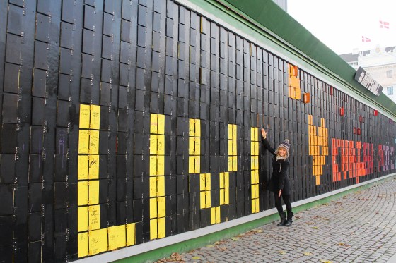 copenhagen happy wall